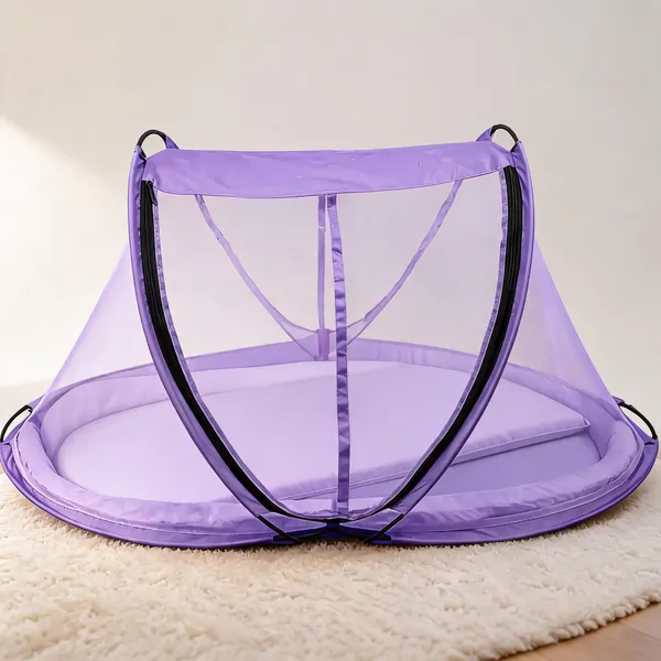 Purple_Net_Pop-Up_Sleeping_Tent_For_Infants