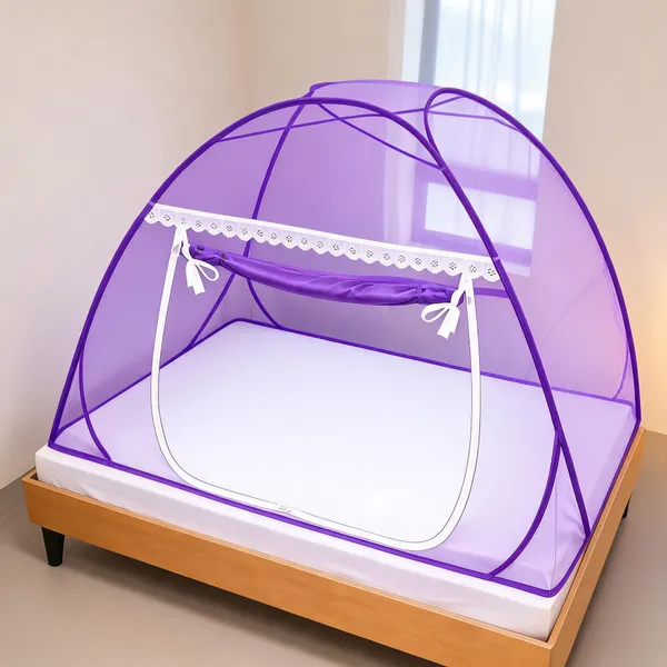 Mesh_Dome_Lace_Detail_Bed_Mosquito_Net_Purple