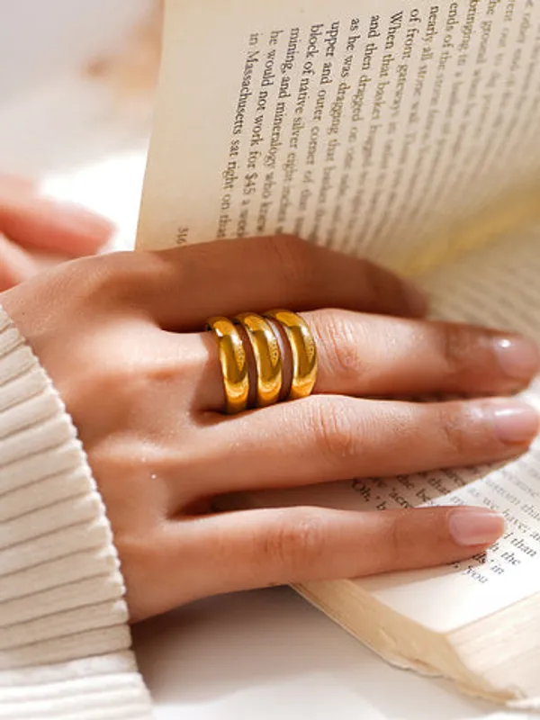 Gold_Triple_Band_Minimalist_Adjustable_Ring_For_Women