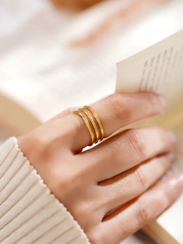 Gold_Tone_Geometric_Open_Band_Adjustable_Ring_For_Women