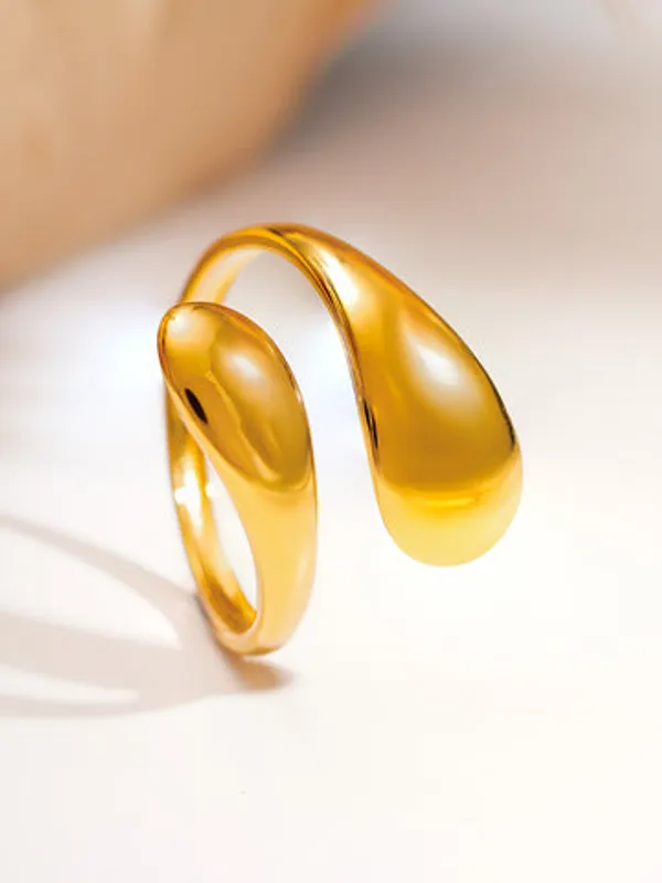 Gold_Tone_Sculptural_Open_Band_Adjustable_Ring_For_Women