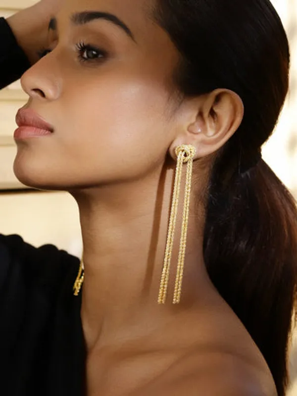 Gold_Tassel_Drop_Earrings_For_Women