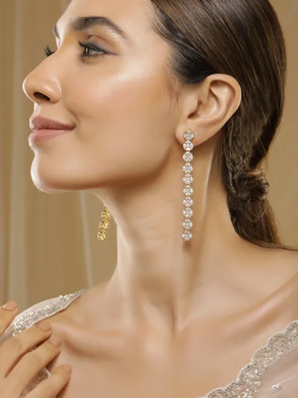 Silver_Crystal_Cubic_Zirconia_Vertical_Drop_Earrings_For_Women