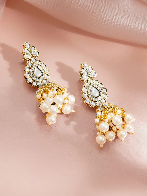 Multicolor_Pearl_Kundan_Gold-Tone_Jhumka_Earrings_For_Women