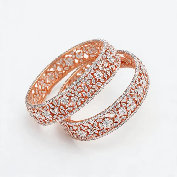 Rose_Gold_Alloy_Floral_Cz_Bangles_For_Women