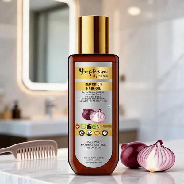Yogkam_Ayurveda_Red_Onion_Hair_Oil