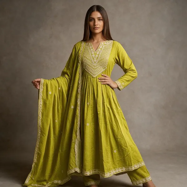 Green_Embroidered_Anarkali_Suit_Set_For_Women