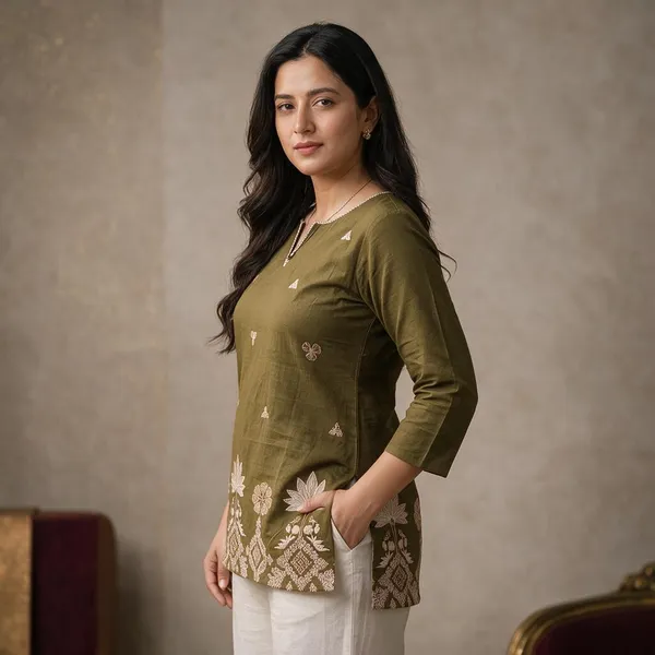 Olive_Embroidered_Straight_Kurta_for_Women