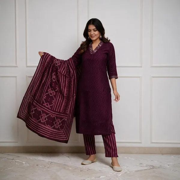 Maroon_Printed_Straight_Kurta_Set_for_Women