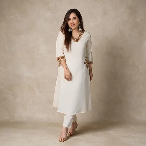 White_Embroidered_Straight_Kurta_Set_for_Women