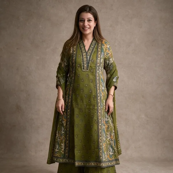 Green_Printed_Anarkali_Suit_Set_for_Women