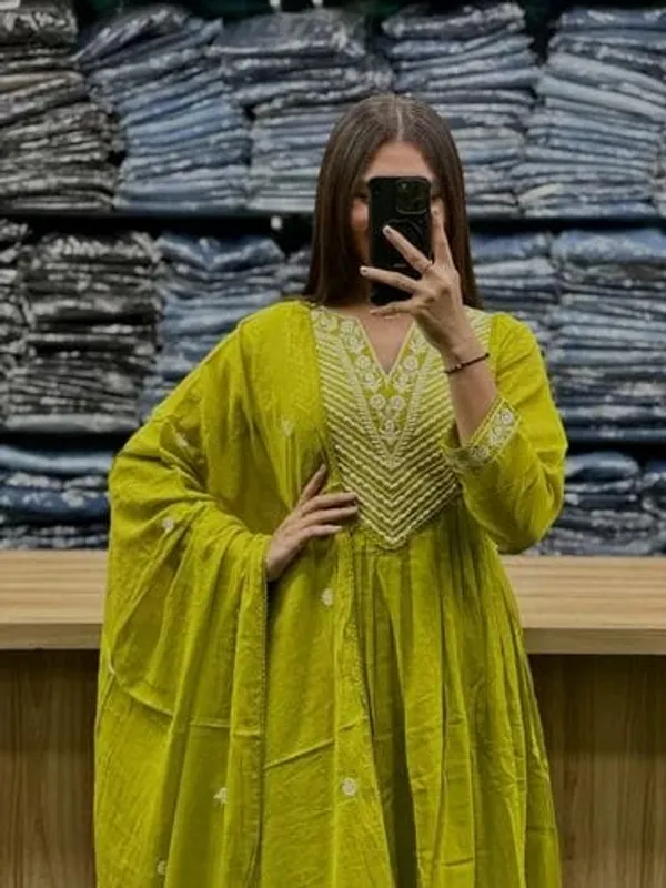 Green_Embroidered_Anarkali_Suit_Set_For_Women