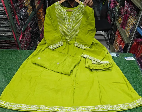 Green_Embroidered_Anarkali_Suit_Set_For_Women