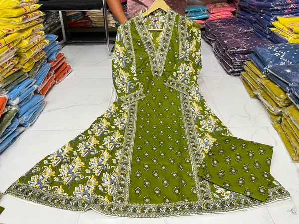 Green_Printed_Anarkali_Suit_Set_for_Women