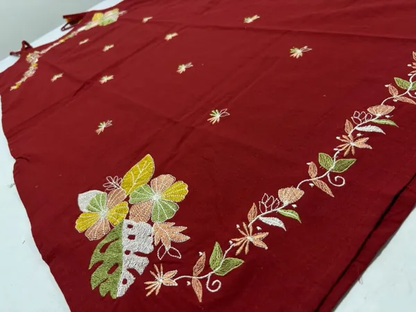 Maroon_Floral_Print_Kurta_Set_for_Women