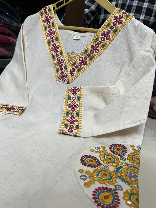 White_Embroidered_Straight_Kurta_Set_for_Women