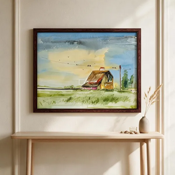 Acrylic_On_Paper_Framed_Wall_Painting_For_Home_Decor