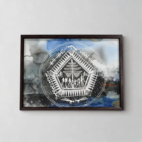 Acrylic_On_Paper_Framed_Wall_Painting_For_Home_Decor