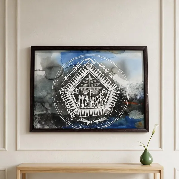Acrylic_On_Paper_Framed_Wall_Painting_For_Home_Decor