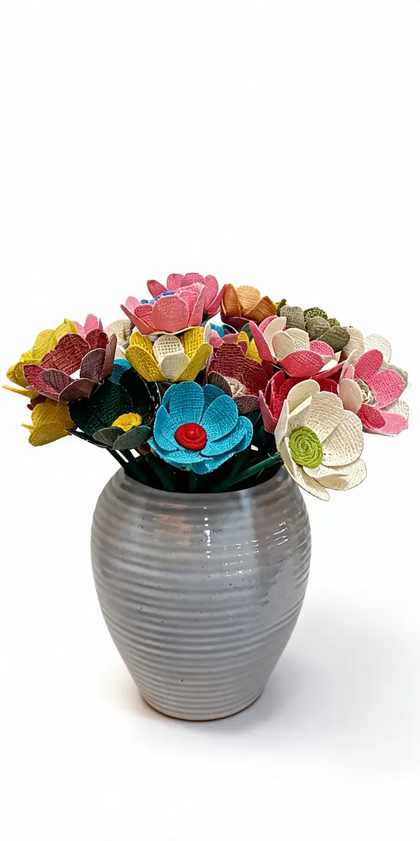 Jute_Fabric_Artificial_Flower_Arrangement_For_Home_Decor