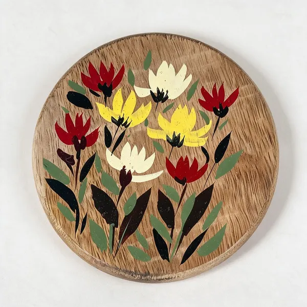 Mango_Wood_With_Acrylic_Paint_(Washable)_Decorative_Plate_For_Home_Decor