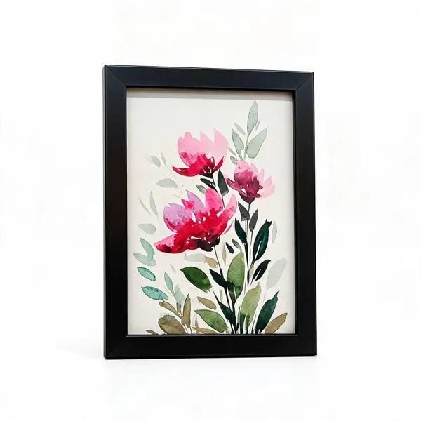 Black_Acrylic_On_Paper_Framed_Wall_Art_For_Home_Decor