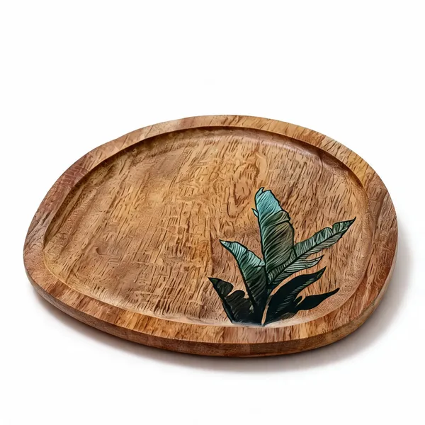 Brown_Mango_Wood_With_Acrylic_Paint_(Washable)_Decorative_Tray_For_Home_Decor