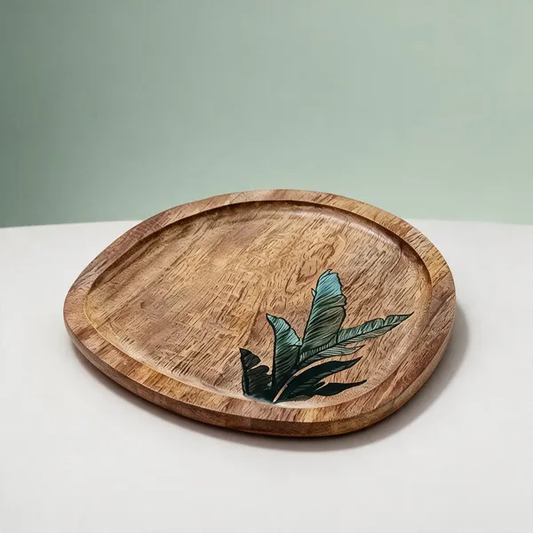 Brown_Mango_Wood_With_Acrylic_Paint_(Washable)_Decorative_Tray_For_Home_Decor