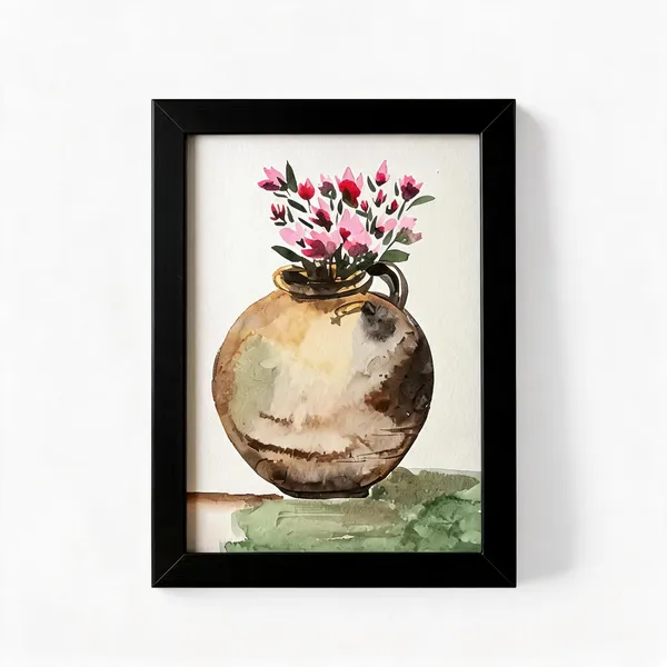 Black_Acrylic_On_Paper_Framed_Wall_Art_For_Home_Decor