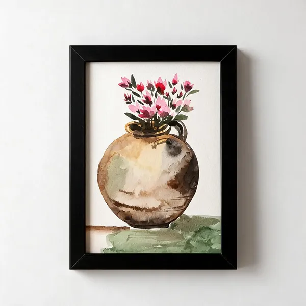 Black_Acrylic_On_Paper_Framed_Wall_Art_For_Home_Decor