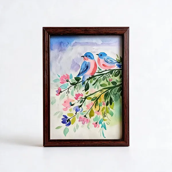 Acrylic_On_Paper_Framed_Wall_Art_For_Home_Decor