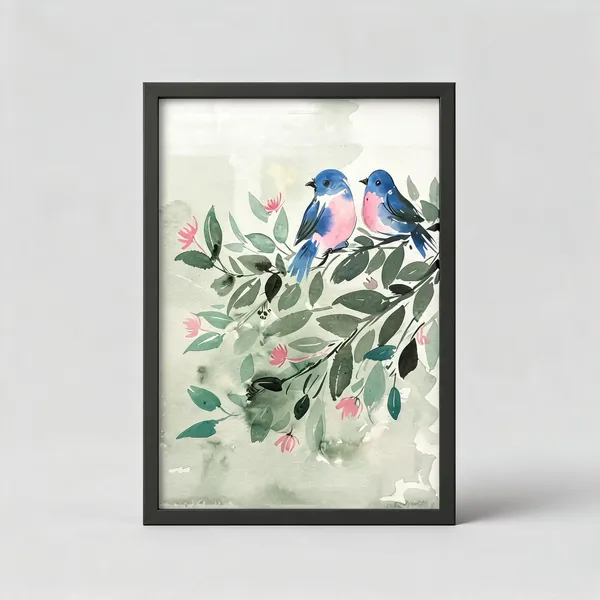 Acrylic_On_Paper_Framed_Wall_Art_For_Home_Decor