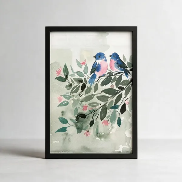 Acrylic_On_Paper_Framed_Wall_Art_For_Home_Decor
