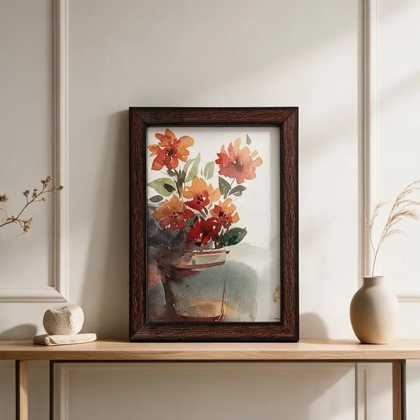 Acrylic_On_Paper_Framed_Wall_Art_For_Home_Decor