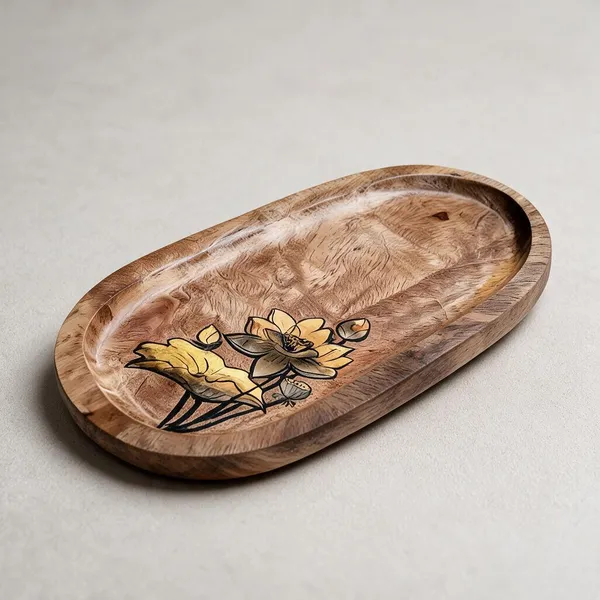 Brown_Mango_Wood_With_Acrylic_Paint_(Washable)_Decorative_Tray_For_Home_Decor