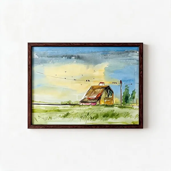 Acrylic_On_Paper_Framed_Wall_Painting_For_Home_Decor