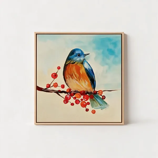 Multicolor_Acrylic_On_Canvas_(With_Double_Frame)_(Washable)_Framed_Artwork_For_Home_Decor