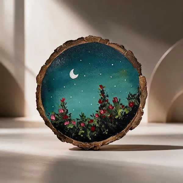 Mango_Wood_With_Acrylic_Paint_(Washable)_Round_Wall_Decor_For_Home_Decor