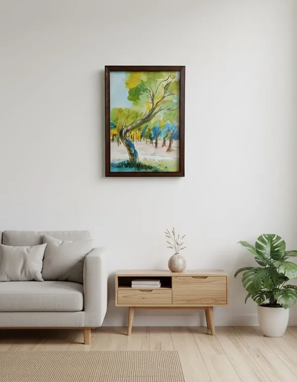Wooden_Framed_Nature_Landscape_Wall_Painting