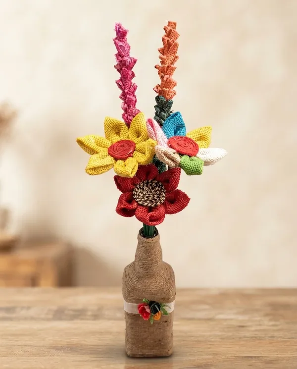 Jute_Handmade_Floral_Decorative_Vase