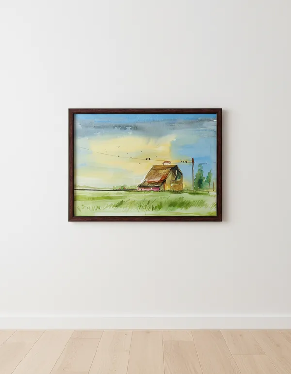 Wooden_Landscape_Art_Framed_Wall_Painting