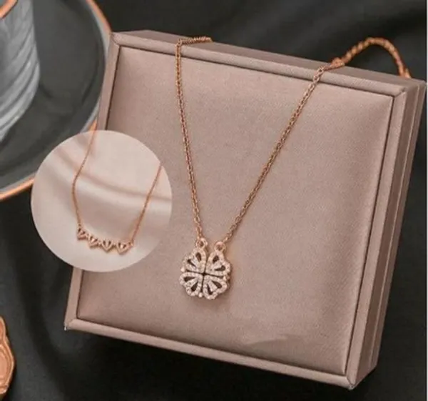 Gold_Tone_Floral_Pendant_Necklace_For_Women