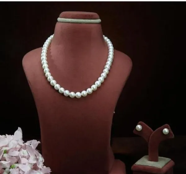 White_Pearl_Necklace_And_Earring_Set_For_Women