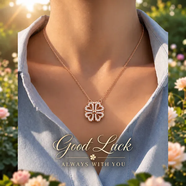Gold_Tone_Floral_Pendant_Necklace_For_Women