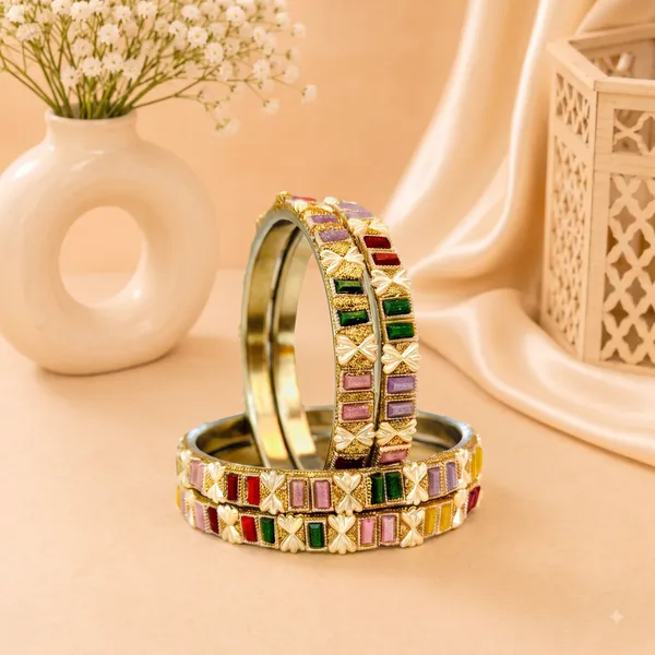 Gold_Tone_Multicolor_Stone_Choker_Necklace_Set_For_Women