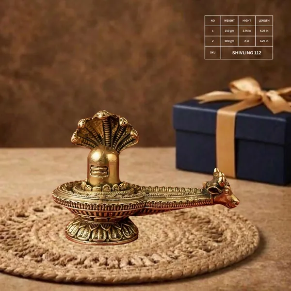 Golden_Religious_Shivling_Idol