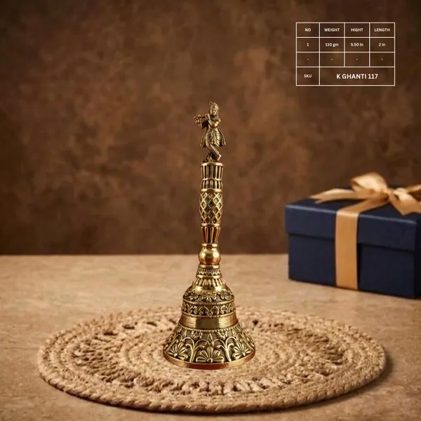 Brass_Ornate_Floral_Pooja_Bell