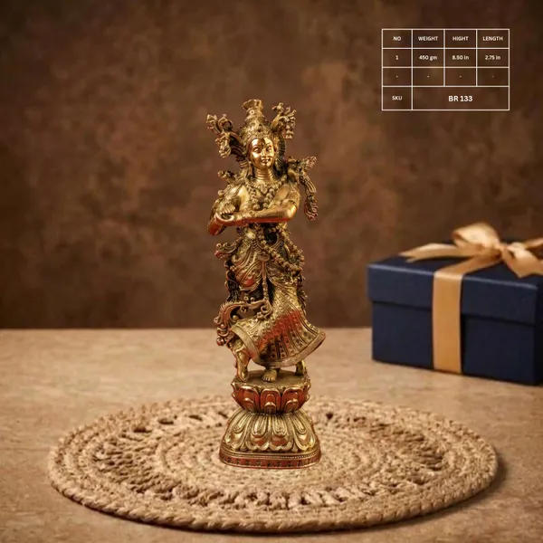 Brass_Traditional_Saraswati_Idol
