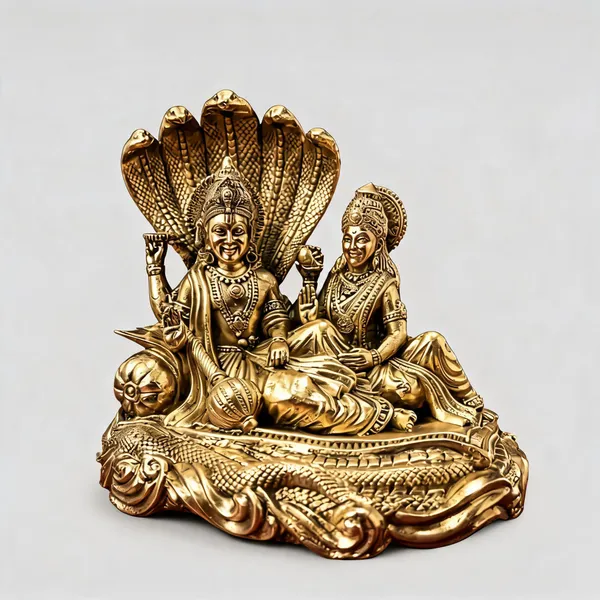 Religious_Vishnu_Lakshmi_Sheshnag_Idol
