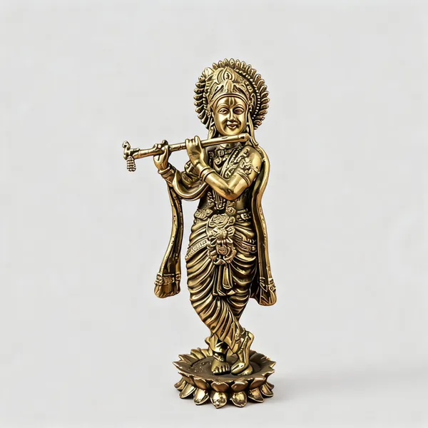 Metal_Traditional_Krishna_Idol